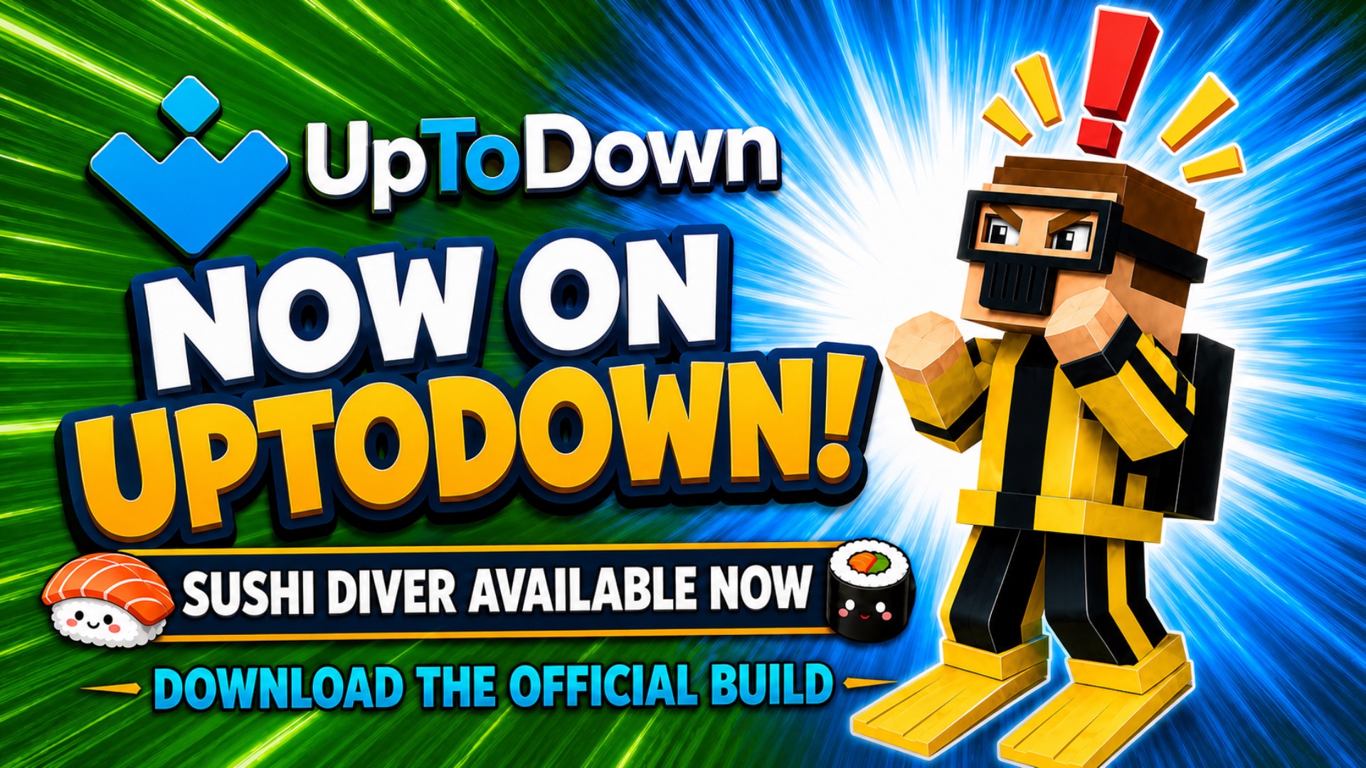 壽司潛水員 — 而家上咗 Uptodown，Android 替代版本