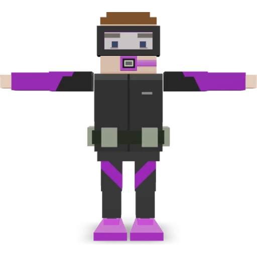 Purple Diving Suit