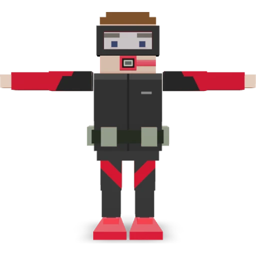 Red Diving Suit