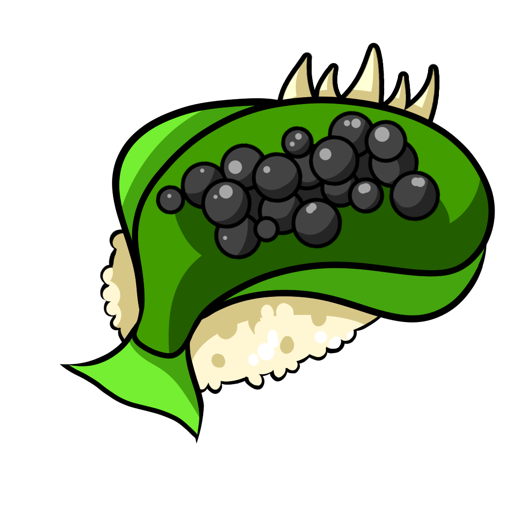 Green Flatfish Sushi